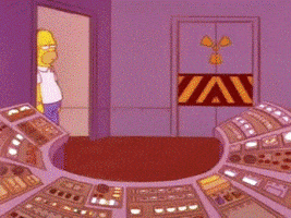 Working Homer Simpson GIF