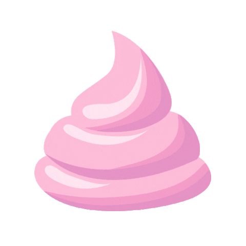 Cream Piping Sticker by WUNDERFOLKS