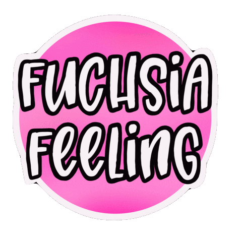 Fuchsia Feeling Sticker