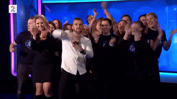 Make It Rain Party GIF by TV2 Sumo