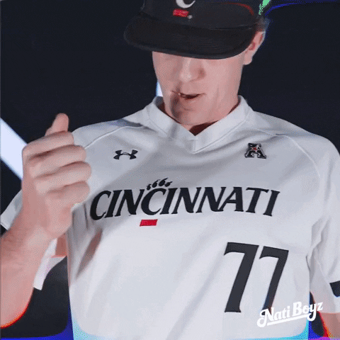 College Baseball Celebration GIF by Cincinnati Bearcats