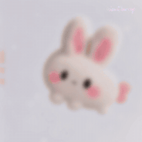 cloud bunny - say cheese bunny