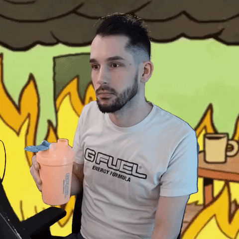 This Is Fine Video Games GIF by G FUEL