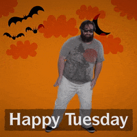 Tuesday Morning Halloween GIF by GIPHY Studios Originals