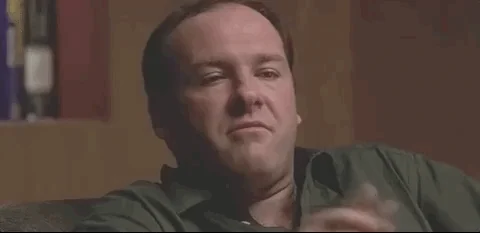 Tony Soprano Nothing GIF