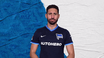 Out Of Time Reaction GIF by Hertha BSC