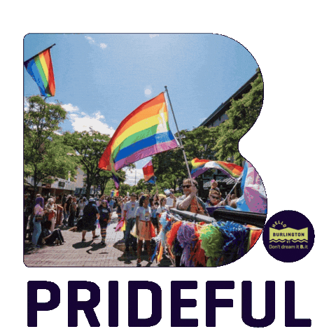 Hello Burlington Sticker