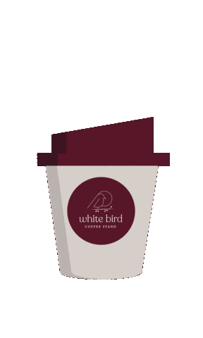 White Bird Sticker by White Bird Coffee Stand