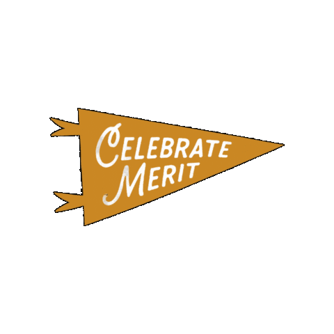 Pennant Merit Badges Sticker by ProperMountainWoman