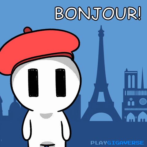 France Hello GIF by Playgigaverse