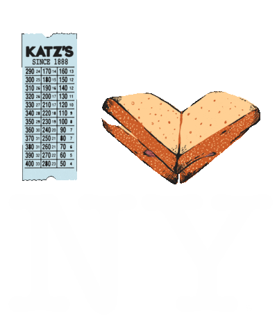 New York Sandwich Sticker by Piccoliny