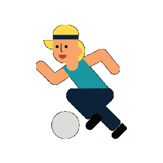 Football Playing Sticker by CARE | Circular Households