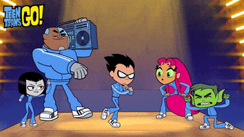 Dance It Out Teen Titans GIF by Cartoon Network