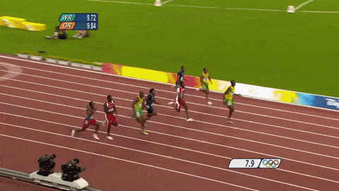 Usain Bolt Olympics GIF by Mason Report - Find & Share on GIPHY
