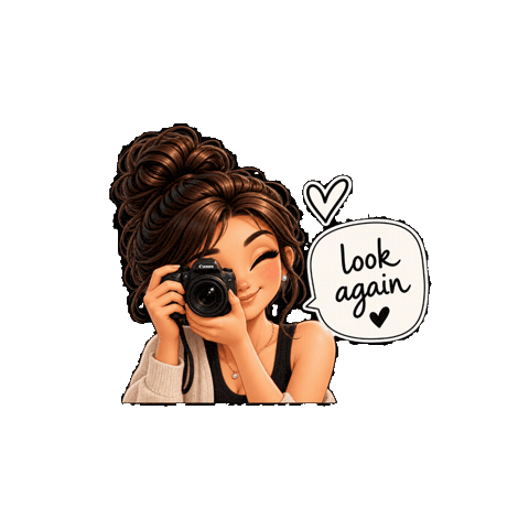 Photography Look Again Sticker