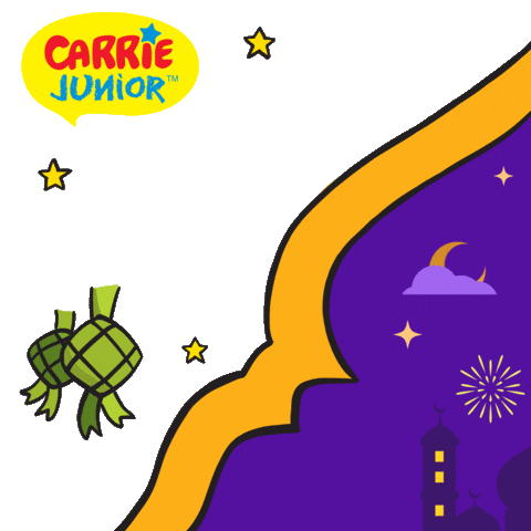 Hari Raya Cat Sticker by CARRIEMY