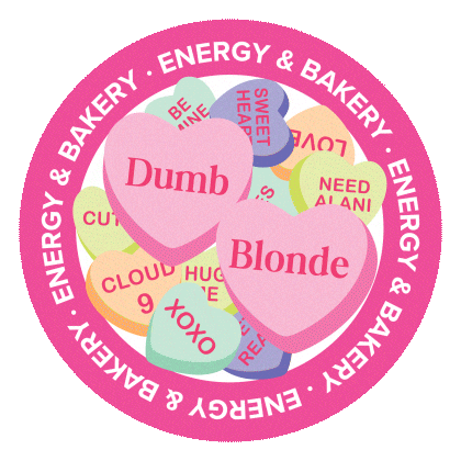 Dumb Blonde Sticker by Decal Queen Co