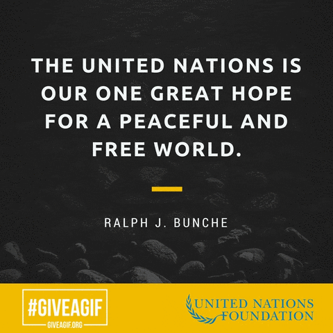 united nations GIF by Give A Gif