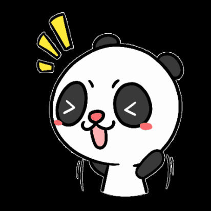 laughing panda gif