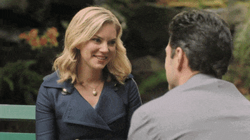 young love kiss GIF by Hallmark Channel