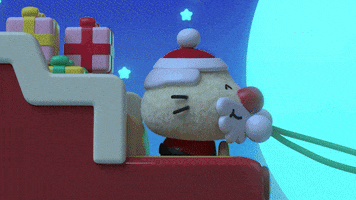 Merry Christmas Cat GIF by Oggy Oggy