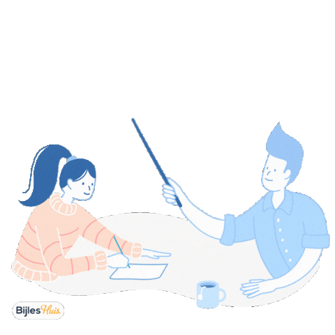 Sticker Studying Sticker by BijlesHuis for iOS & Android | GIPHY