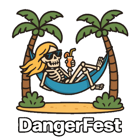 Beach Hair Sticker by Danger Jones™