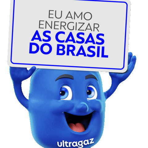 Azul Gas Sticker by Ultragaz