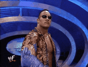 The Rock Reaction GIF by WWE
