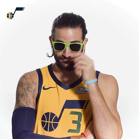 ricky rubio deal with it GIF by Utah Jazz