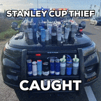 Police Recover 65 Stanley Cups From Suspect's Car