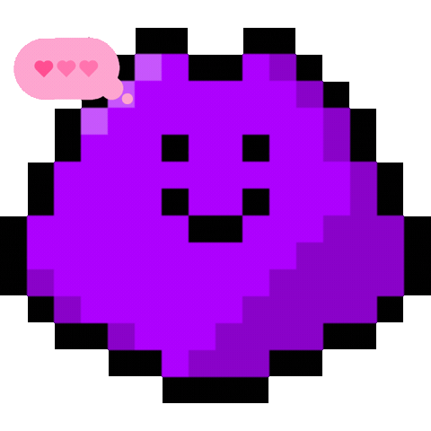Pixel Love Sticker