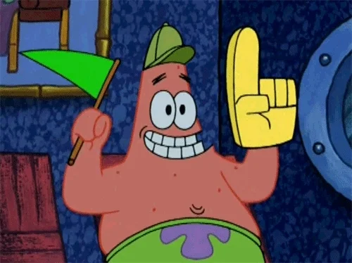Happy Patrick Star GIF by SpongeBob SquarePants