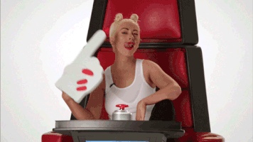 miley cyrus lol GIF by The Voice