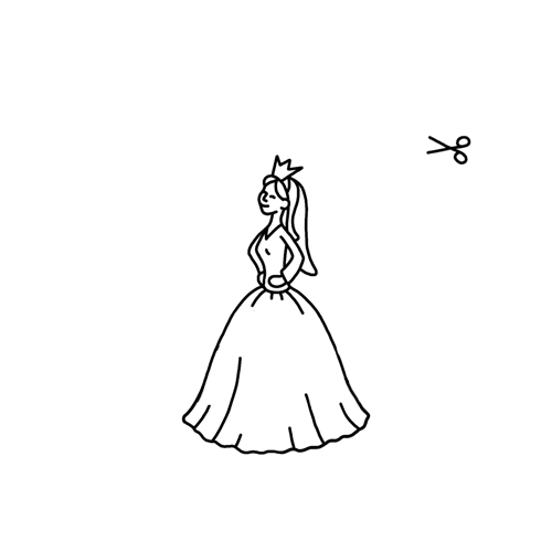 Wedding Bride Sticker by Mary Trufel