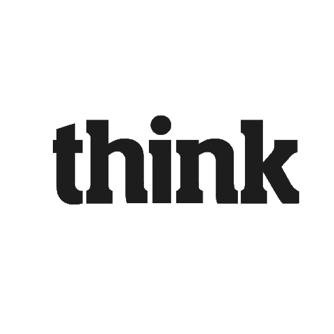 Logo Think Sticker by thjnk Zürich