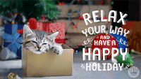 Sleepy Merry Christmas GIF by Hallmark eCards