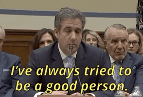 michael cohen ive always tried to be a good person GIF
