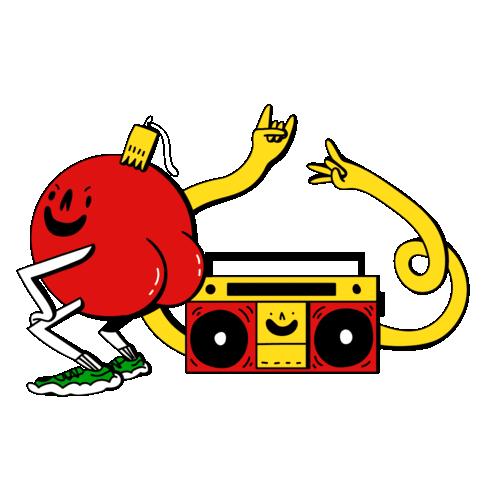 Christmas Dancing Sticker