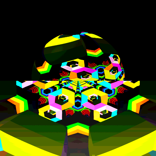 hexagon dome GIF
