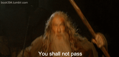 You Shall Not Pass The Lord Of The Rings GIF - Find & Share on GIPHY