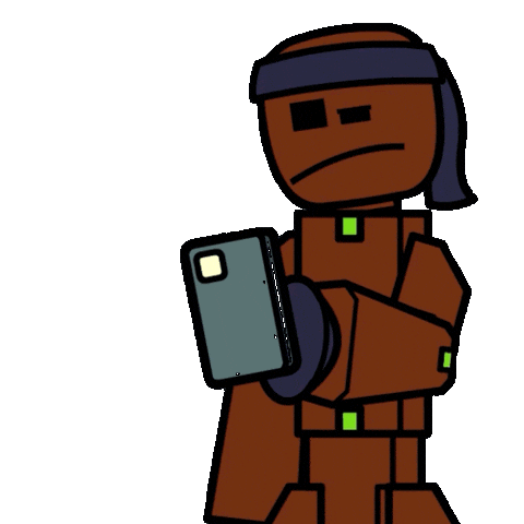 Thinking What Sticker by StikBot