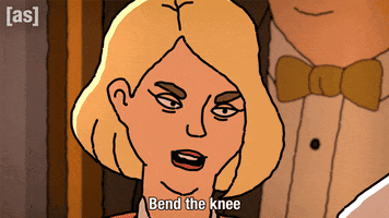 Bend The Knee GIF by Adult Swim