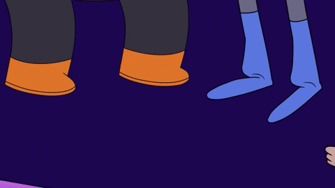 go team fist bump GIF by Cartoon Hangover