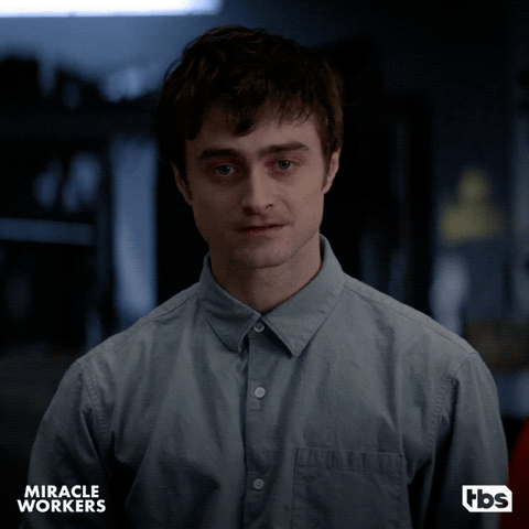 Daniel Radcliffe Angels GIF by Miracle Workers