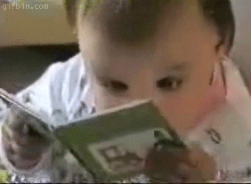 Reading GIF - Find & Share on GIPHY