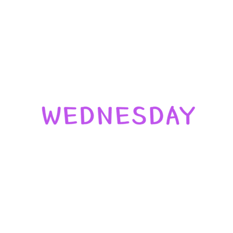 Wednesday Sticker