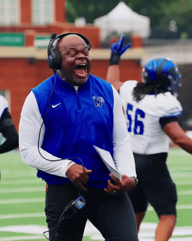 College Football Win GIF by University of Memphis