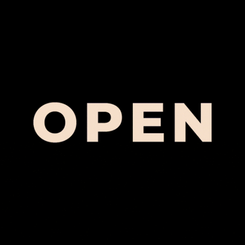 We Are Open GIF by ANDY