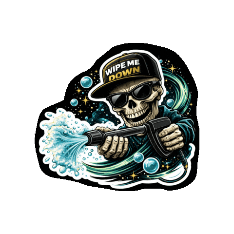Wipe Me Down Detail Sticker